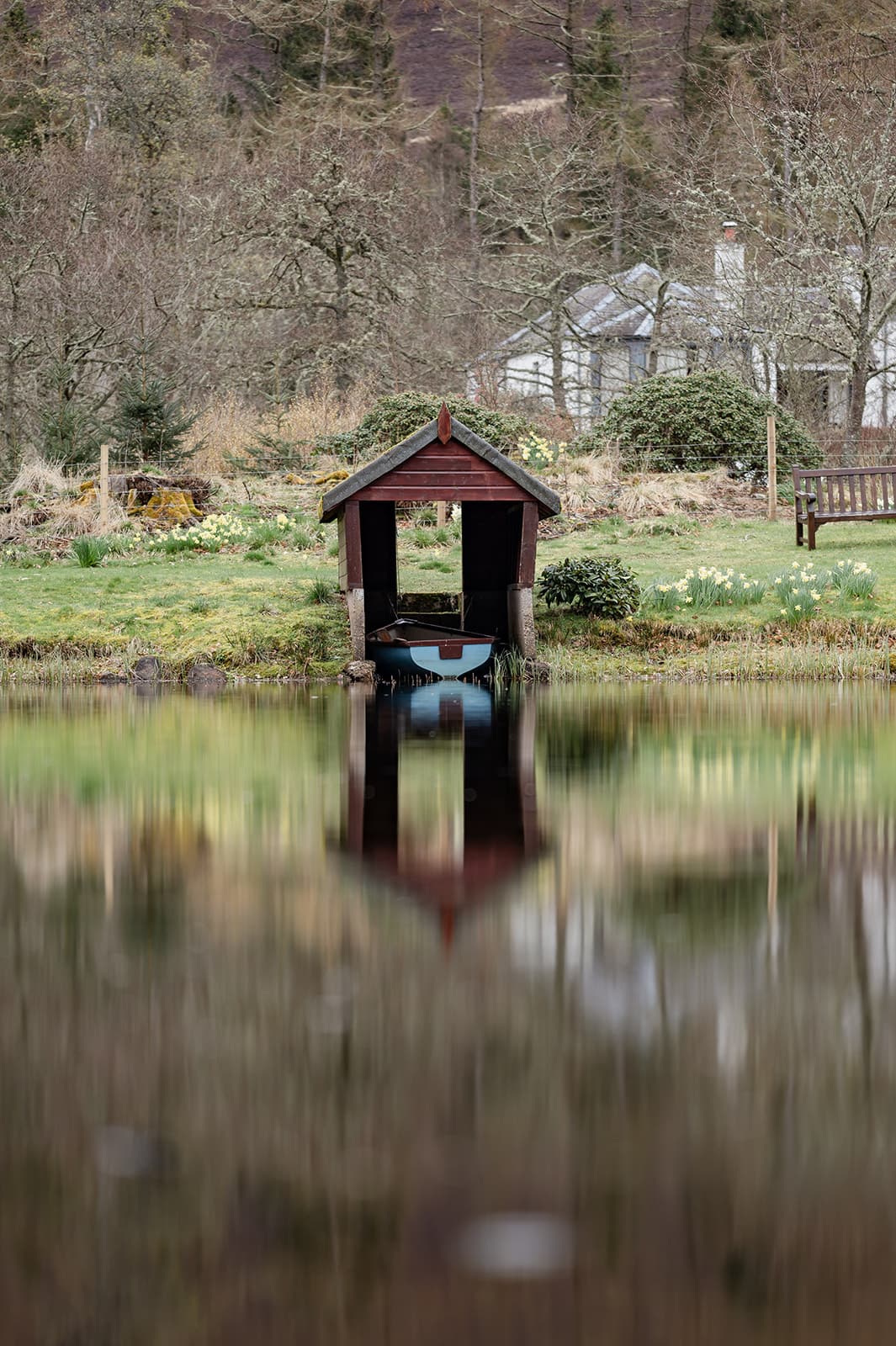 House with fishing Scotland